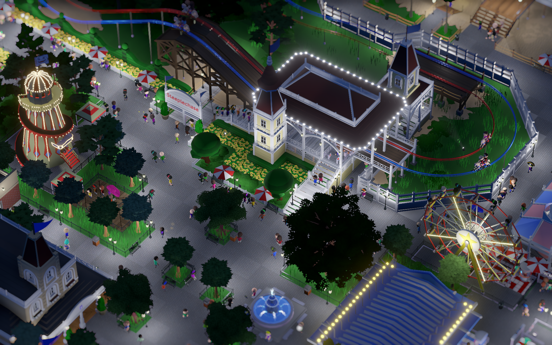 Theme park building game Parkitect is getting 8-player online multiplayer